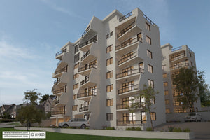 12 flat apartment block - ID 89901