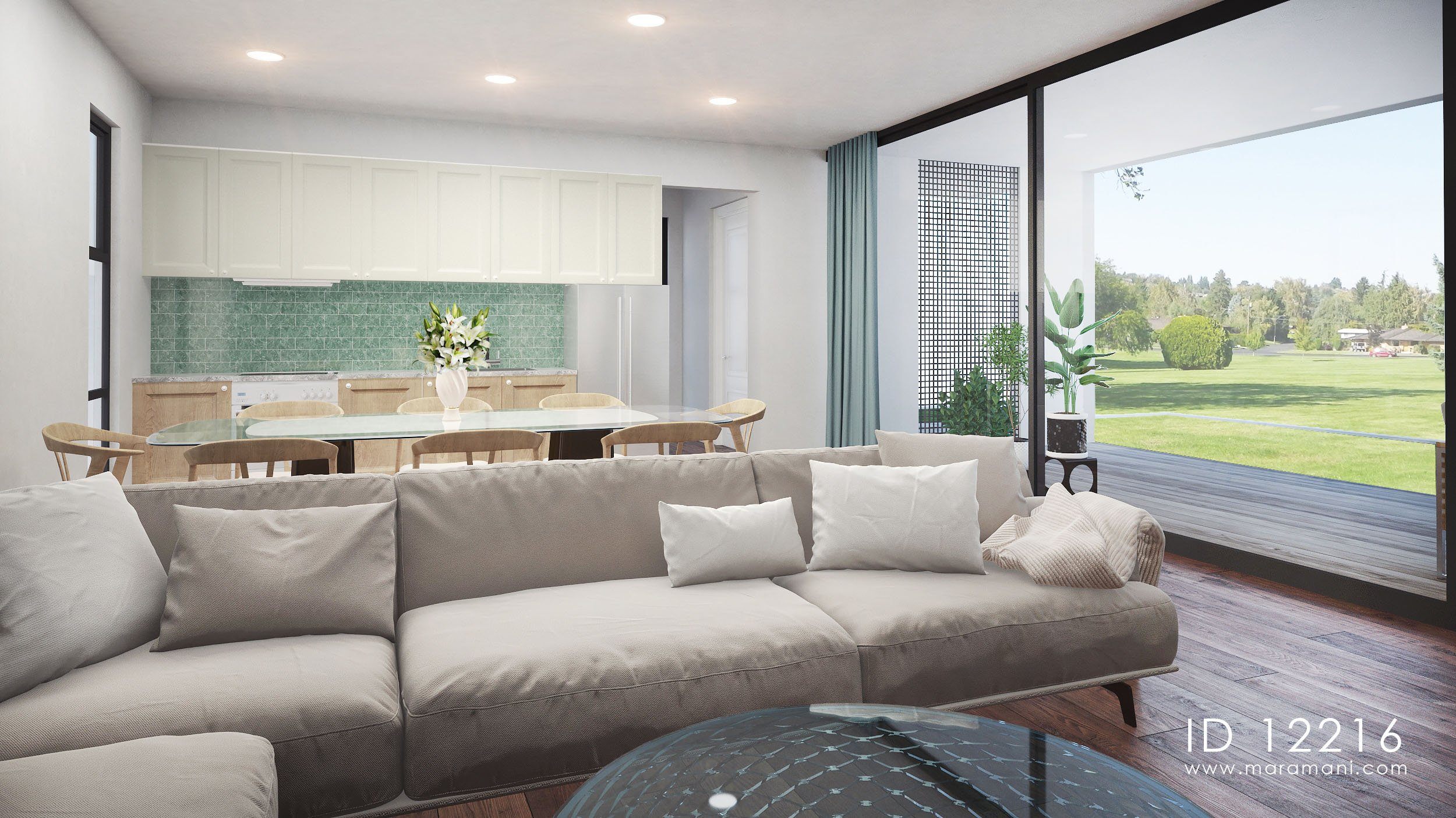 2 bedroom open plan - ID 12216