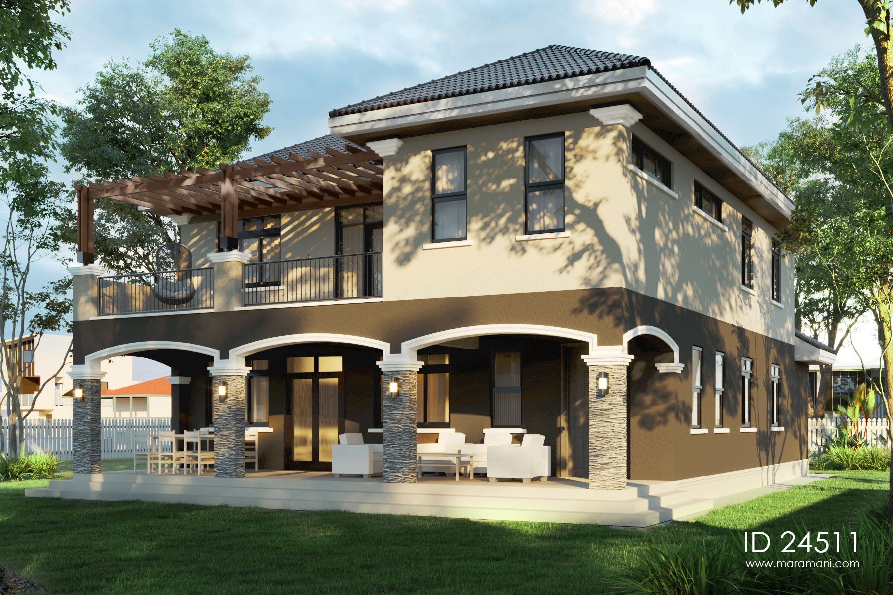 4 bedroom modern design - ID 24511