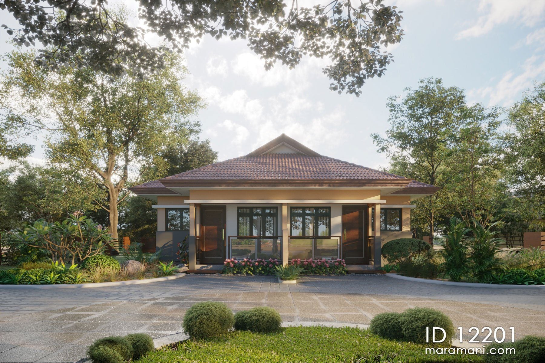 Duplex House Plan - ID 12201