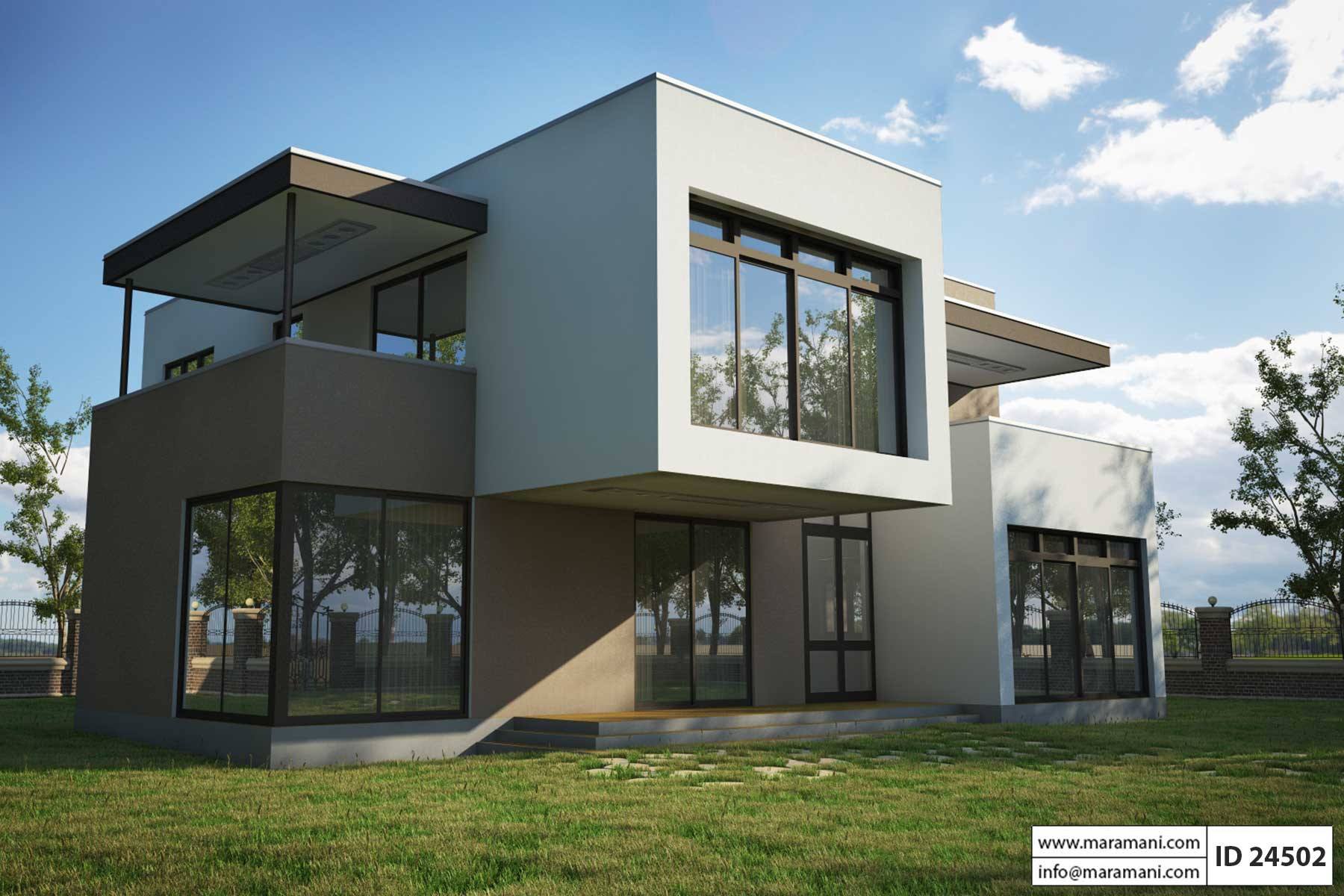 4 Bedroom Modern House Plan - ID 24502