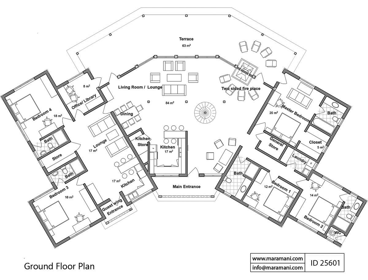 5 Bedroom House Design - ID 25601