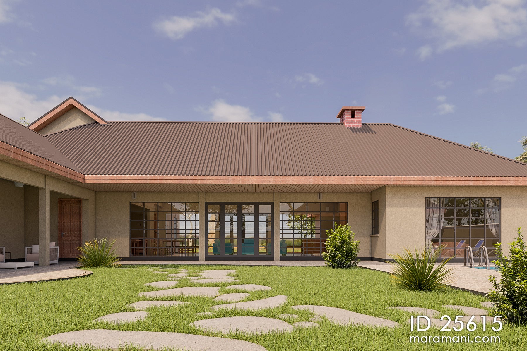 Luxurious two-story Mansion House Plan - ID 25615