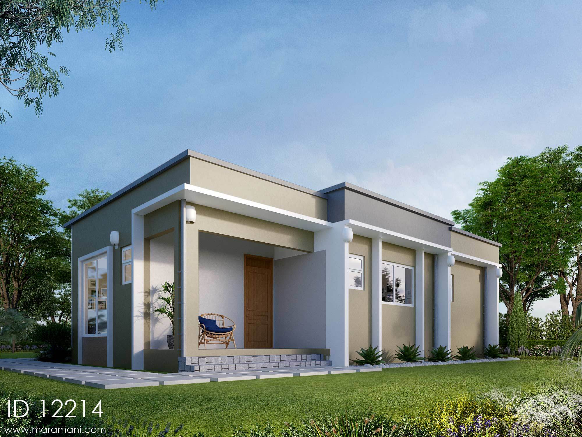 Intricate facade 2 bedroom house - ID 12214