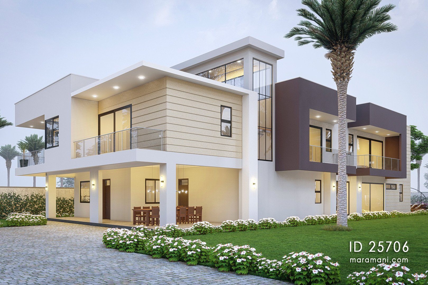 Modern 5 Bedroom Mansion - ID 25706