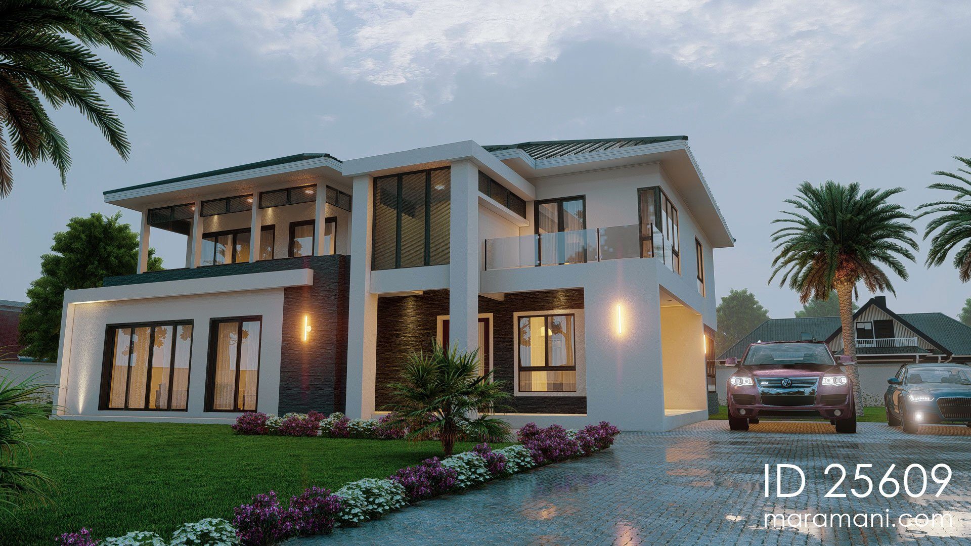 Modern contemporary  house design - ID 25609